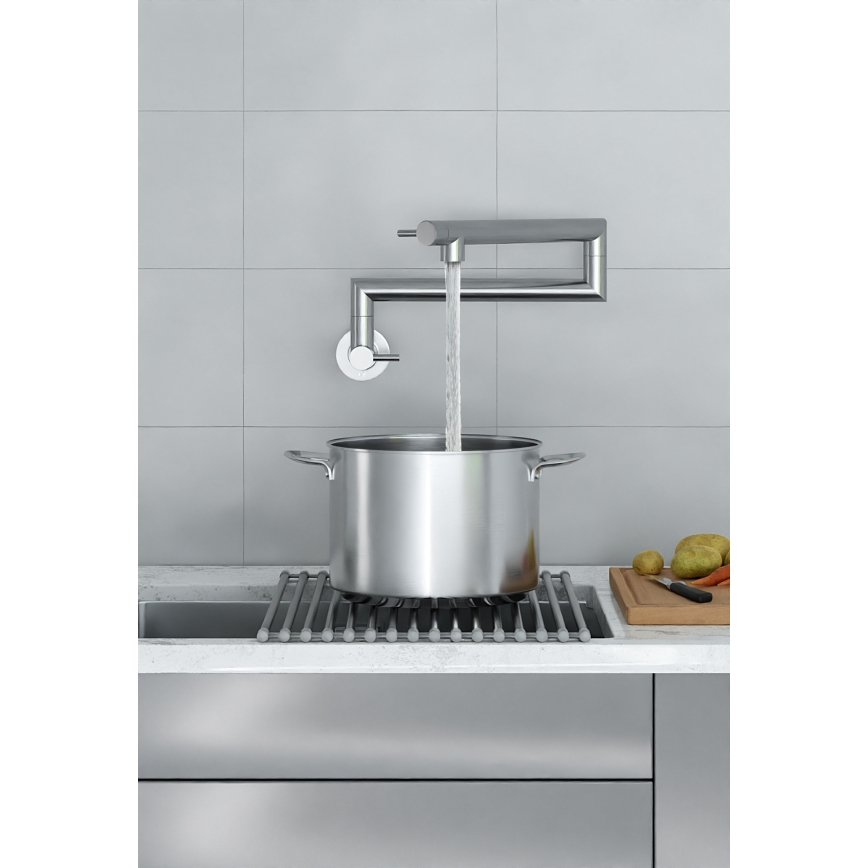 KFA Armatura 6623-030-22 - Miscelatore da cucina con snodo DUERO POT FILLER in acciaio inox
