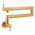KFA Armatura 6623-030-31 - Miscelatore da cucina con snodo DUERO POT FILLER, acciaio inox/finitura oro spazzolata