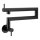 KFA Armatura 6623-030-81 - Rubinetto da cucina con braccio snodabile DUERO POT FILLER, acciaio inossidabile/nero opaco
