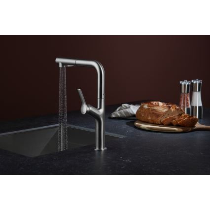 KFA Armatura 6623-220-22 - Robinet d'évier avec douchette extractible DUERO DESIGN acier inoxydable