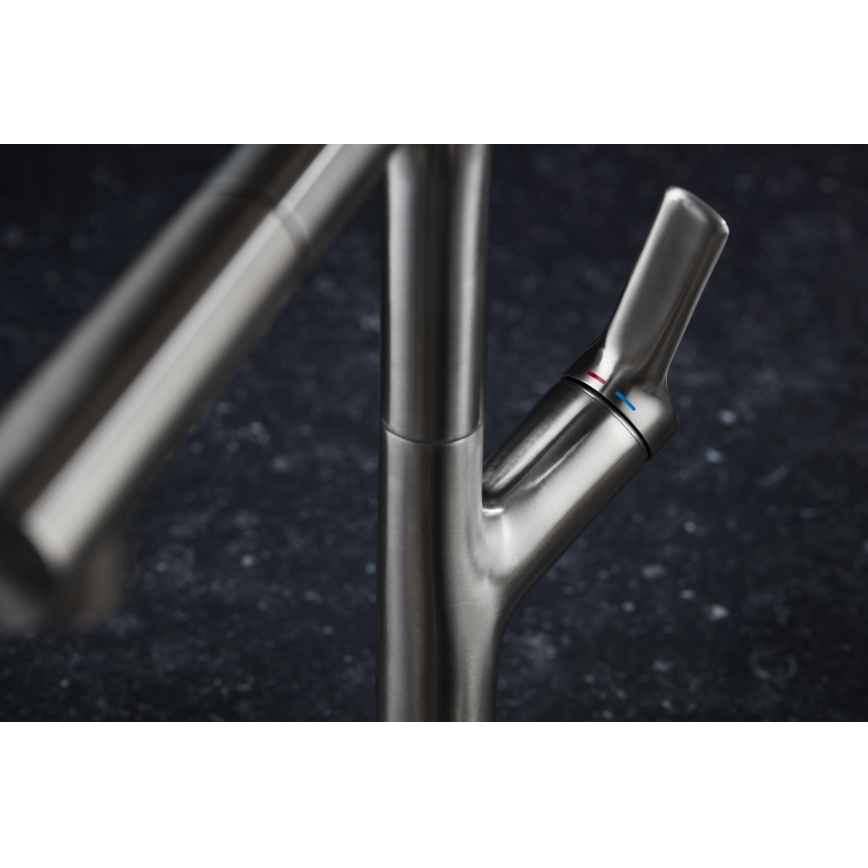 KFA Armatura 6623-220-22 - Robinet d'évier avec douchette extractible DUERO DESIGN acier inoxydable