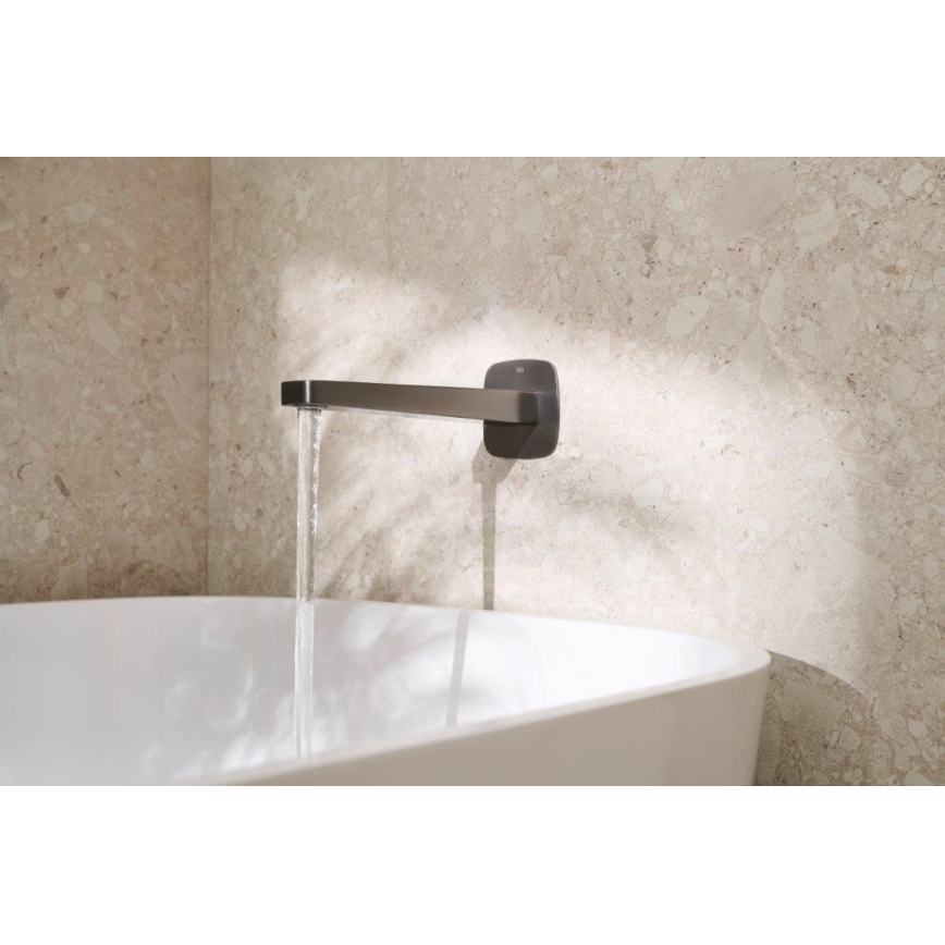 KFA Armatura 836-007-61 - Beccuccio per installazione ad incasso MALAGA grigio metallizzato