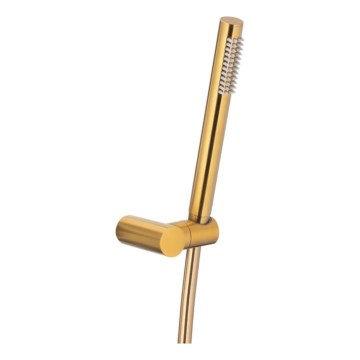 KFA Armatura 841-225-31 - Duschgarnitur MOZA Edelstahl/geschliffen golden