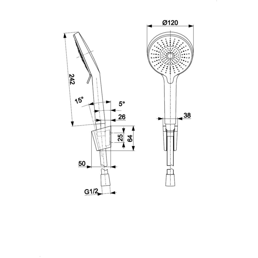 KFA Armatura 841-245-00 - Set da doccia OTAVA cromo lucido