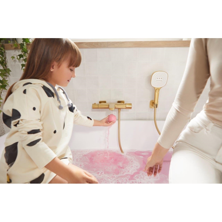 KFA Armatura 841-255-31 - Kit de douche MALAGA, finition or brossé