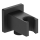 KFA Armatura 845-051-81 - Supporto doccia angolare con uscita LOGON ottone/opaco nero