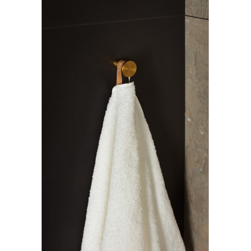 KFA Armatura 864-020-31 - Gancio a muro TOWEL acciaio inossidabile/molato oro
