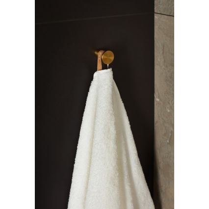 KFA Armatura 864-020-31 - Wandhaken TOWEL Edelstahl/geschliffen golden