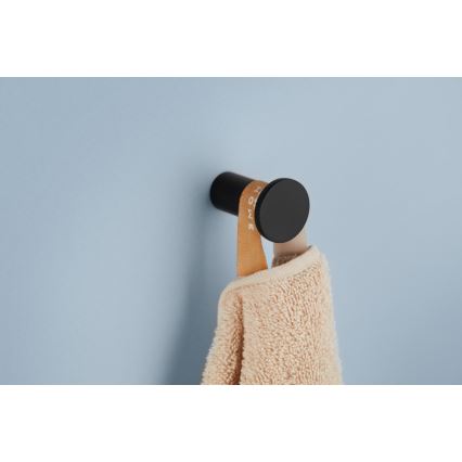 KFA Armatura 864-020-81 - Wandhaken TOWEL Edelstahl/matt schwarz