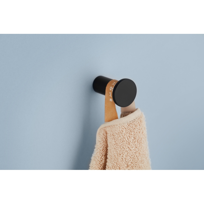 KFA Armatura 864-020-81 - Wandhaken TOWEL Edelstahl/matt schwarz