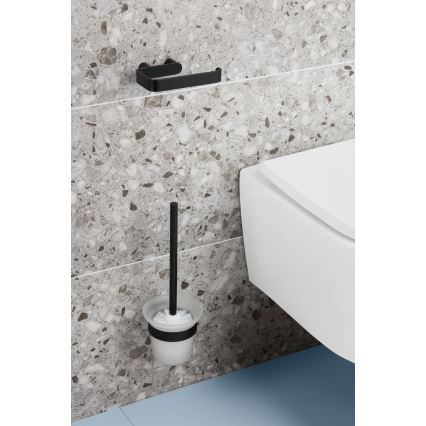 KFA Armatura 864-022-81 - Toilettenpapierhalter Edelstahl/matt schwarz