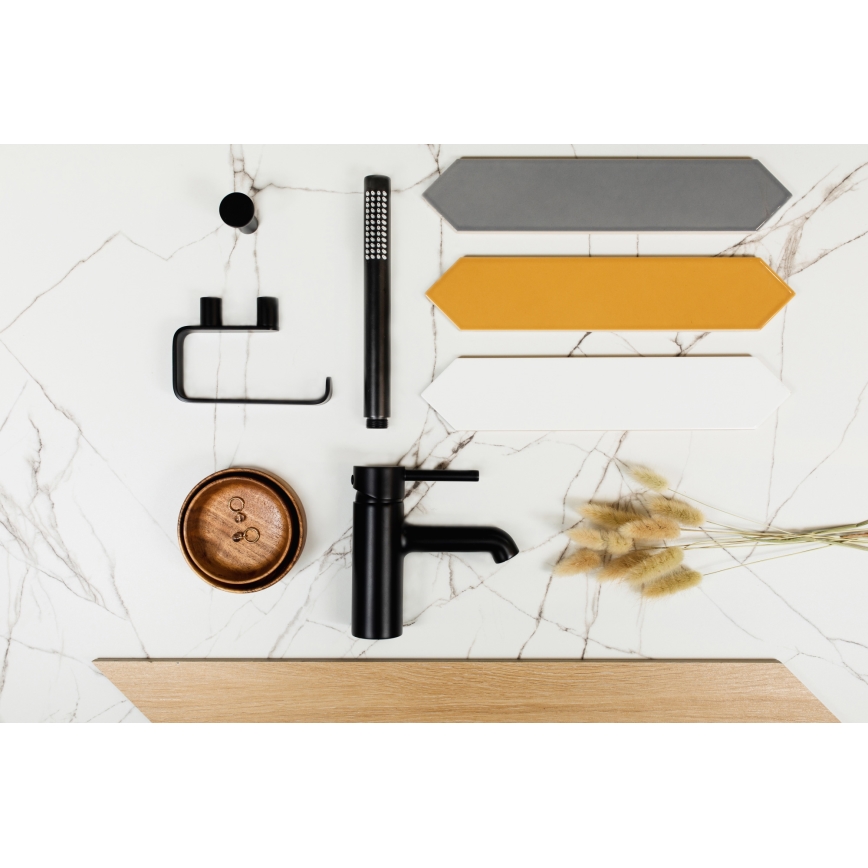 KFA Armatura 864-022-81 - Toilettenpapierhalter Edelstahl/matt schwarz