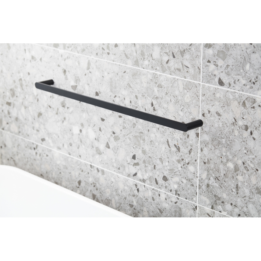 KFA Armatura 864-025-81 - Appendiabiti da parete 24 cm acciaio inossidabile/opaco nero