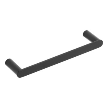 KFA Armatura 864-025-81 - Porte-serviettes mural 24 cm acier inoxydable/mat noir