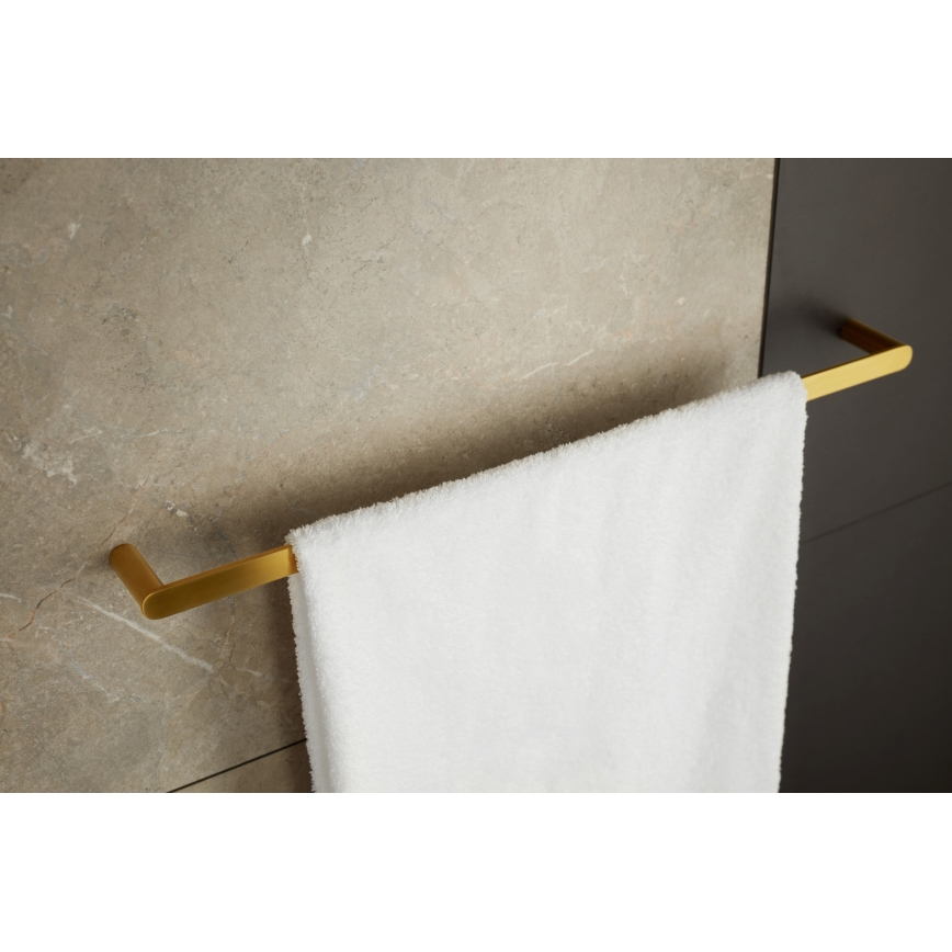 KFA Armatura 864-026-31 - Appendiabiti da parete 47 cm acciaio inossidabile/molato oro