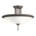 Kichler - Anbauleuchte DREYFUS 3xE27/60W/230V bronzen