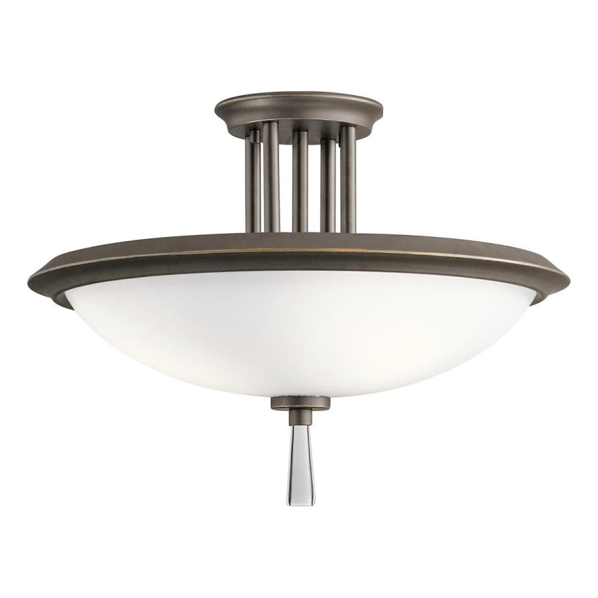 Kichler - Anbauleuchte DREYFUS 3xE27/60W/230V bronzen