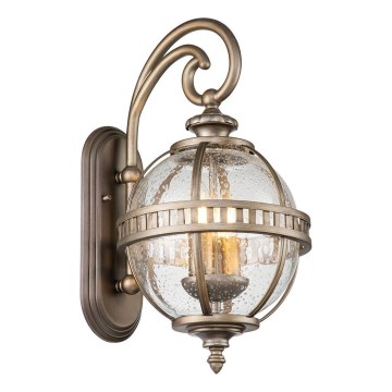 Kichler - Applique murale extérieure HALLERON 2xE14/40W/230V IP44