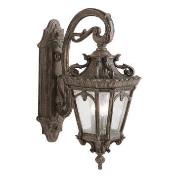 Kichler - Applique murale extérieure TOURNAI 3xE14/60W/230V IP44