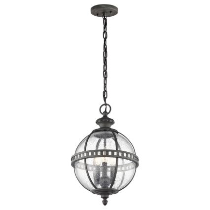 Kichler - Außenlüster an einer Kette HALLERON 3xE14/60W/230V IP44
