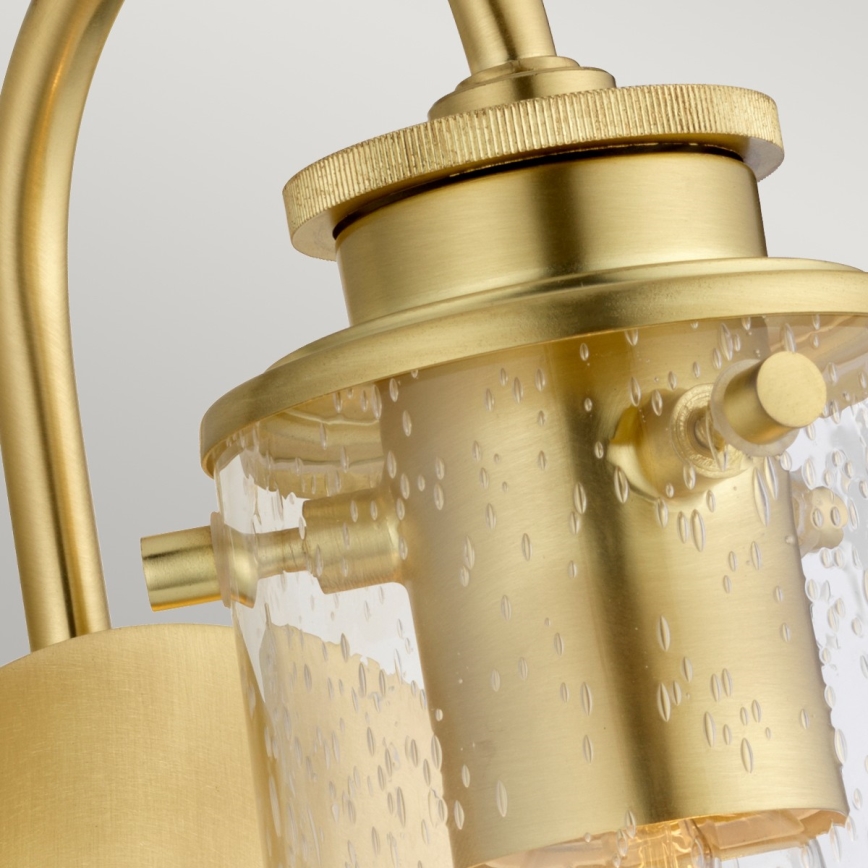 Kichler -  Badezimmerwandleuchte BRAELYN 1xE27/40W/230V IP44 gold