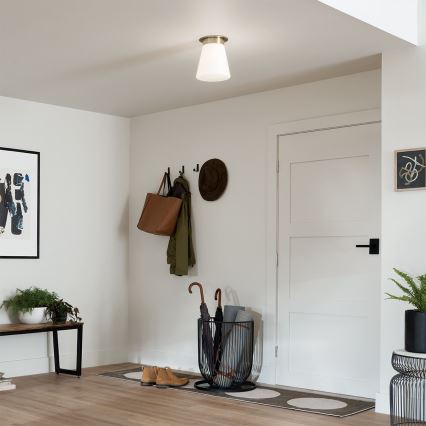 Kichler - Plafoniera ALBERS 1xE27/40W/230V Ø 21,6 cm bronzo