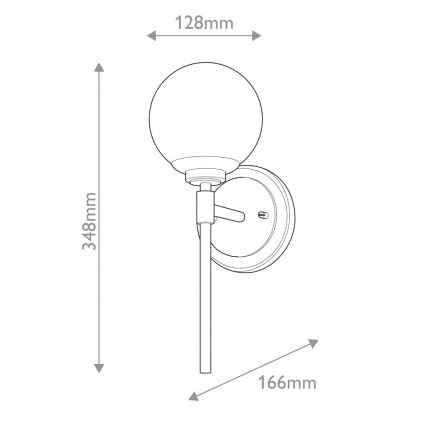 Kichler - Applique murale LED pour salle de bains BENNO 2xG9/3W/230V dorée IP44