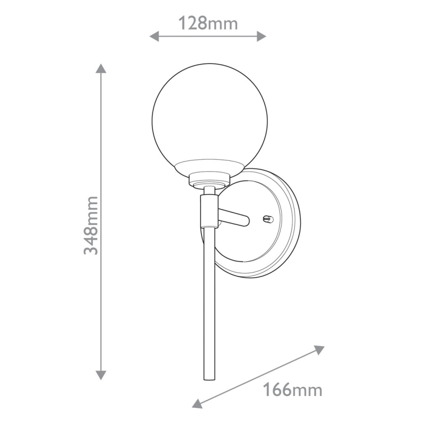Kichler - Applique murale LED pour salle de bains BENNO 2xG9/3W/230V dorée IP44