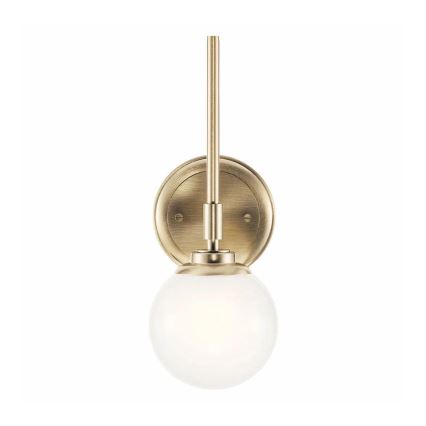 Kichler - Applique a LED da bagno BENNO 1xG9/3W/230V IP44 ottone