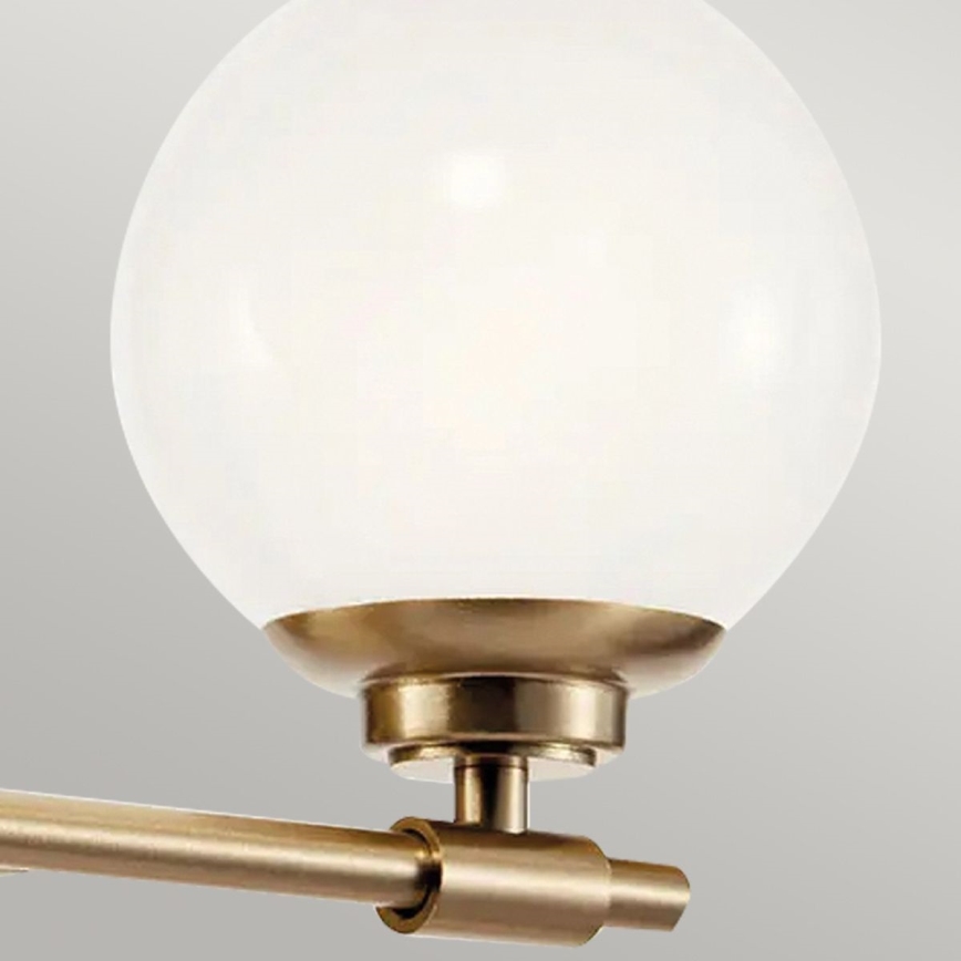 Kichler - LED-Wandleuchte für Badezimmer BENNO 2xG9/3W/230V IP44 Messing