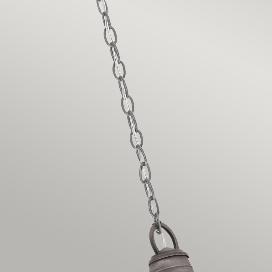 Kichler - Lampadario da esterno a sospensione con catena BRIDGE POINT 1xE27/60W/230V IP44