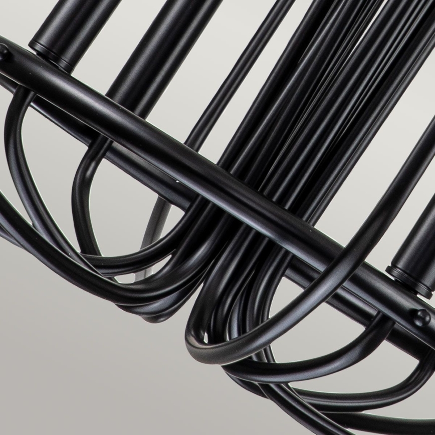 Kichler - Lustre suspendu sur chaîne CAPITOL HILL 12xE14/40W/230V noir