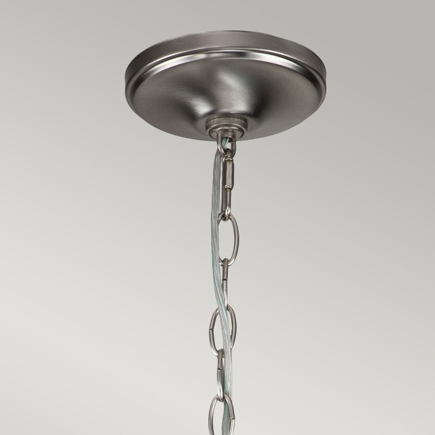 Kichler - Lampadario a catena CAPITOL HILL 12xE14/40W/230V cromo opaco