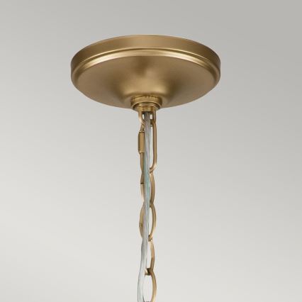 Kichler - Kronleuchter an Kette. CAPITOL HILL 12xE14/40W/230V goldfarben