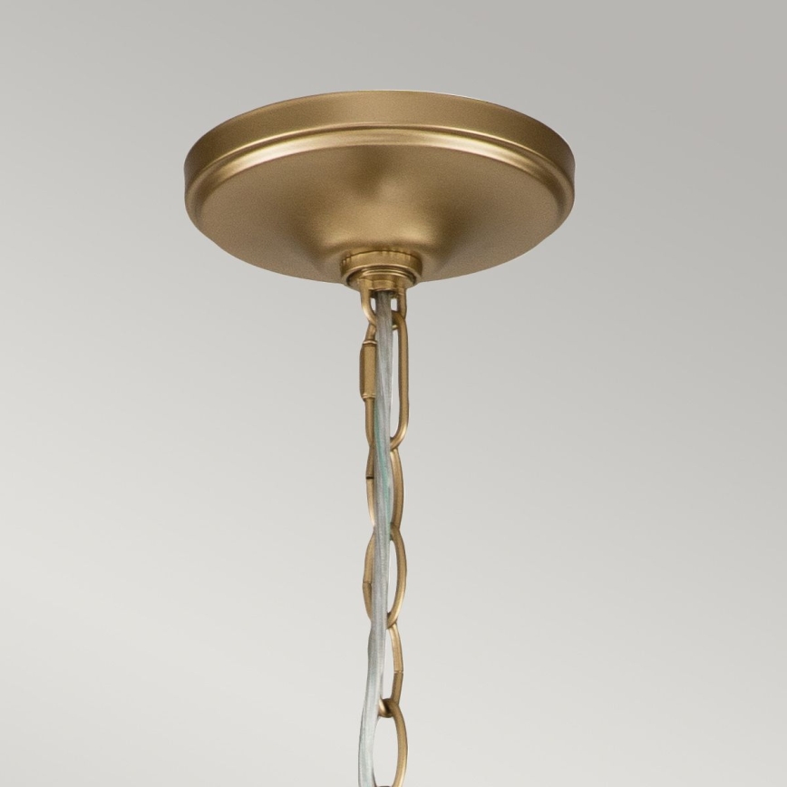 Kichler - Kronleuchter an Kette. CAPITOL HILL 12xE14/40W/230V goldfarben