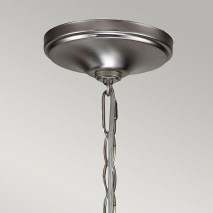 Kichler - Lampadario a catena CAPITOL HILL 6xE14/40W/230V cromo opaco