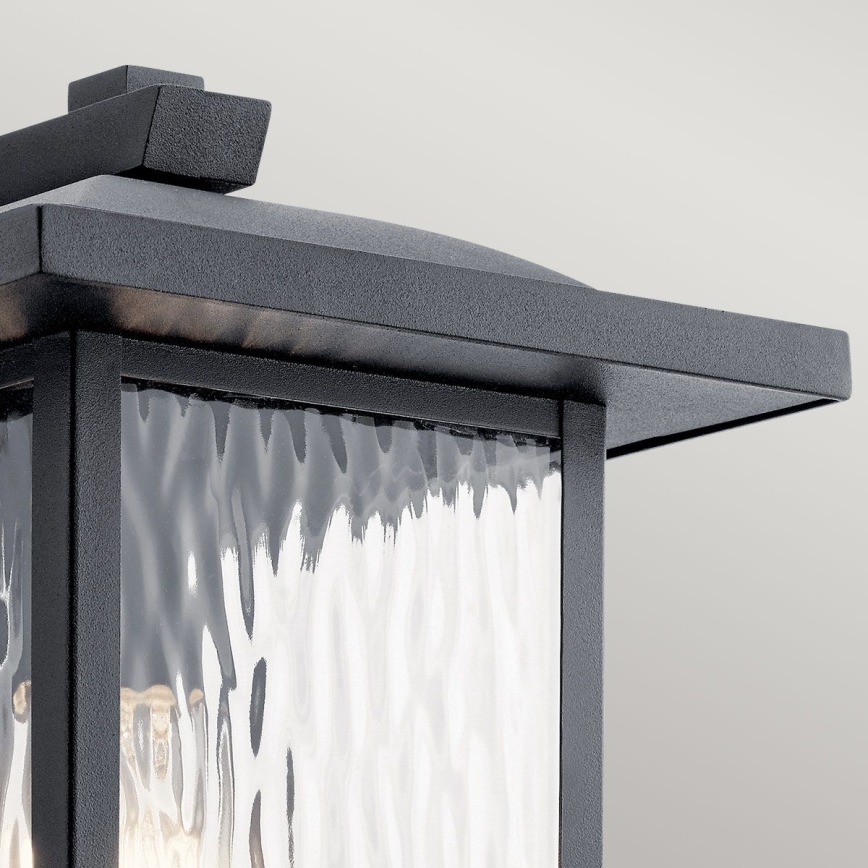 Kichler - Outdoor-Wandleuchte CAPPANNA 1xE27/60W/230V IP44 schwarz