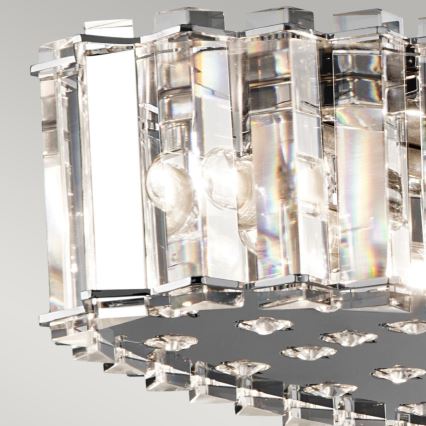 Kichler - LED-Badezimmer-Hängeleuchte CRYSTAL SKYE 12xG9/3W/230V IP44