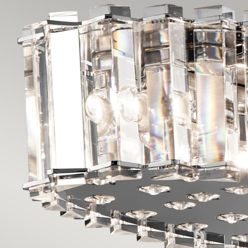 Kichler - LED-Badezimmer-Hängeleuchte CRYSTAL SKYE 12xG9/3W/230V IP44