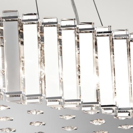 Kichler - LED-Badezimmer-Hängeleuchte CRYSTAL SKYE 12xG9/3W/230V IP44