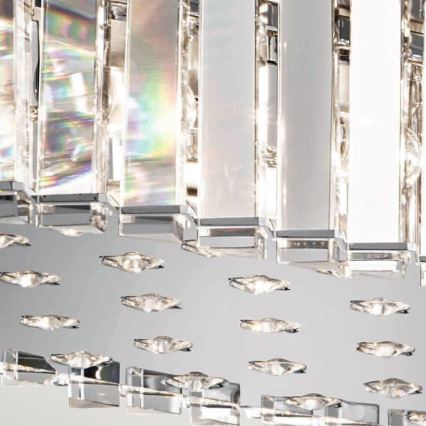 Kichler - LED-Badezimmer-Hängeleuchte CRYSTAL SKYE 12xG9/3W/230V IP44