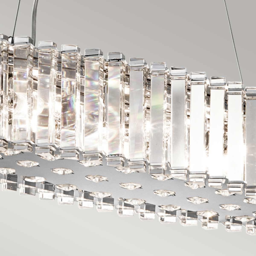 Kichler - LED-Badezimmer-Hängeleuchte CRYSTAL SKYE 8xG9/3W/230V IP44