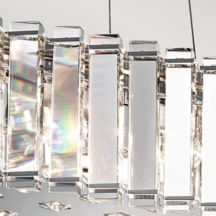 Kichler - LED-Badezimmer-Hängeleuchte CRYSTAL SKYE 8xG9/3W/230V IP44