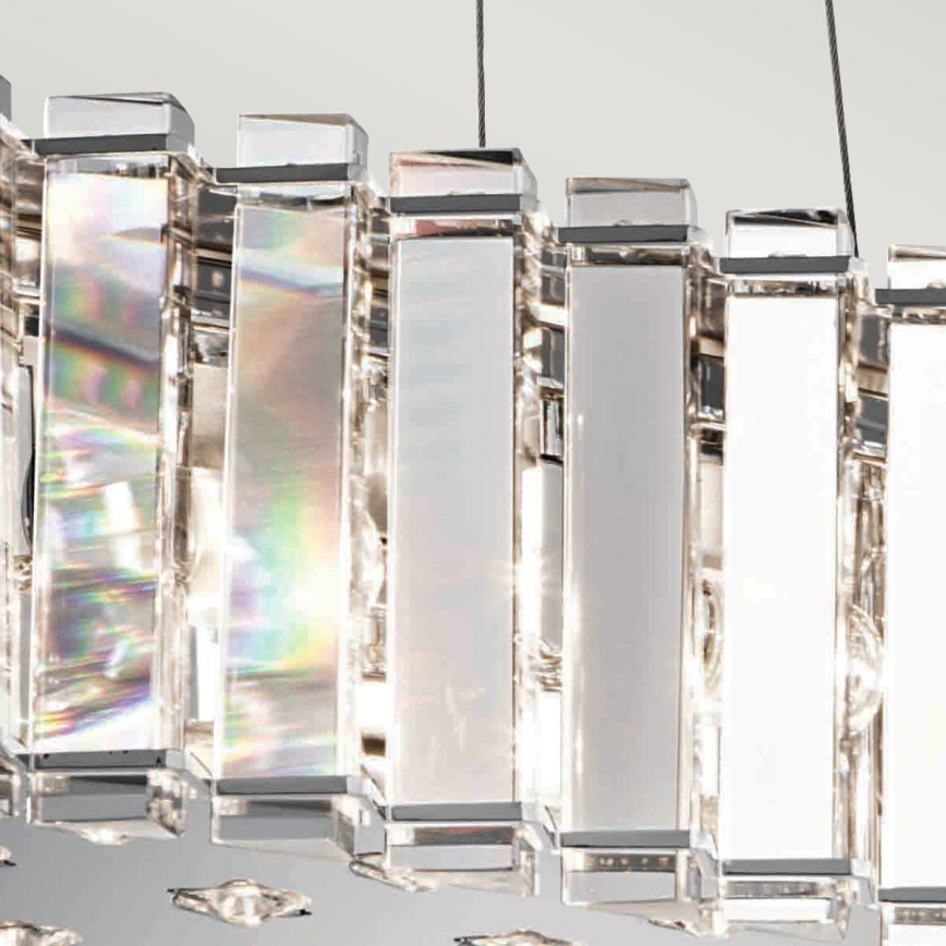 Kichler - LED-Badezimmer-Hängeleuchte CRYSTAL SKYE 8xG9/3W/230V IP44