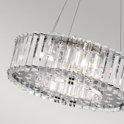 Kichler - LED-Badezimmer-Hängeleuchte CRYSTAL SKYE 6xG9/3W/230V IP44