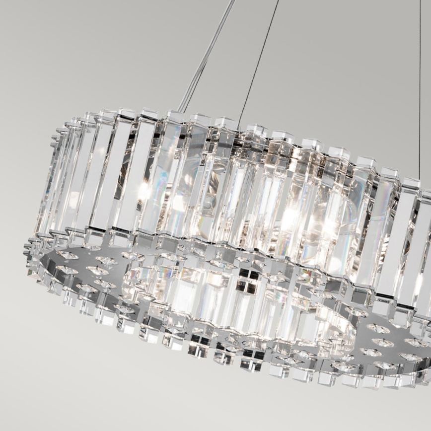 Kichler - LED-Badezimmer-Hängeleuchte CRYSTAL SKYE 6xG9/3W/230V IP44