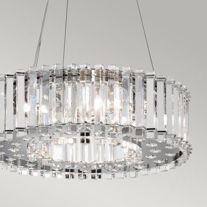 Kichler - LED-Badezimmer-Hängeleuchte CRYSTAL SKYE 6xG9/3W/230V IP44