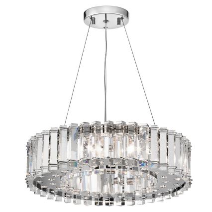 Kichler - Lampadario da bagno su filo LED CRYSTAL SKYE 8xG9/3W/230V IP44