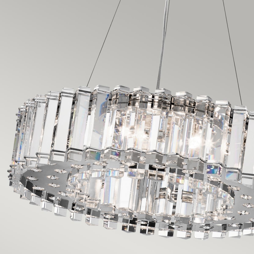 Kichler - Lampadario da bagno su filo LED CRYSTAL SKYE 8xG9/3W/230V IP44