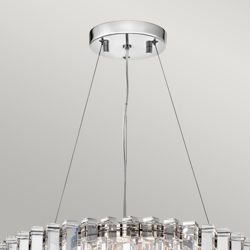 Kichler - Lampadario da bagno su filo LED CRYSTAL SKYE 8xG9/3W/230V IP44